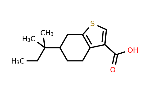 932886-89-0 | 6-(Tert-pentyl)-4,5,6,7-tetrahydrobenzo[b]thiophene-3-carboxylic acid
