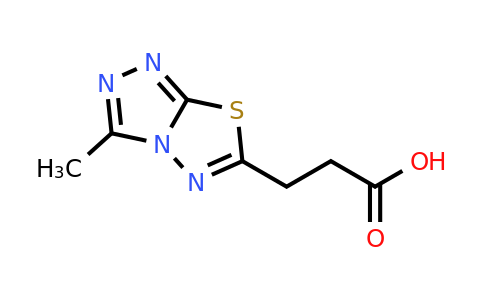 933691-30-6 | 3-(3-Methyl-[1,2,4]triazolo[3,4-b][1,3,4]thiadiazol-6-yl)propanoic acid
