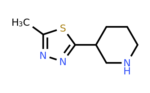 933705-14-7 | 2-Methyl-5-(piperidin-3-yl)-1,3,4-thiadiazole