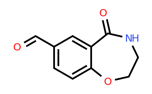933753-41-4 | 5-Oxo-2,3,4,5-tetrahydrobenzo[f][1,4]oxazepine-7-carbaldehyde