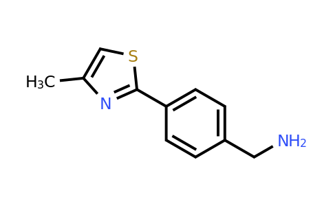 933755-65-8 | (4-(4-Methylthiazol-2-yl)phenyl)methanamine