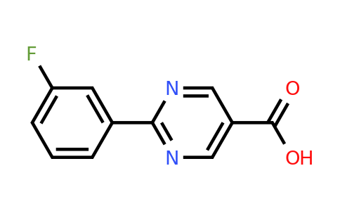 933988-24-0 | 2-(3-Fluorophenyl)pyrimidine-5-carboxylic acid