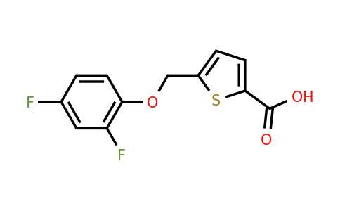 934127-23-8 | 5-(2,4-Difluorophenoxymethyl)thiophene-2-carboxylic acid