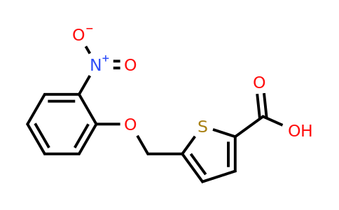 934155-49-4 | 5-((2-Nitrophenoxy)methyl)thiophene-2-carboxylic acid
