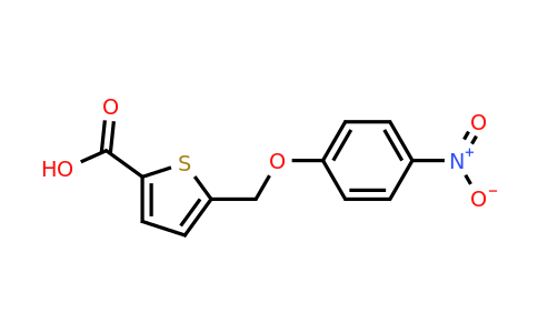 934155-61-0 | 5-((4-Nitrophenoxy)methyl)thiophene-2-carboxylic acid