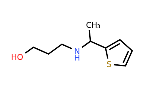 93448-52-3 | 3-((1-(Thiophen-2-yl)ethyl)amino)propan-1-ol