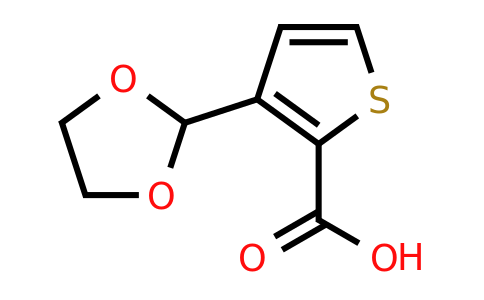 934570-44-2 | 3-(1,3-Dioxolan-2-yl)thiophene-2-carboxylic acid