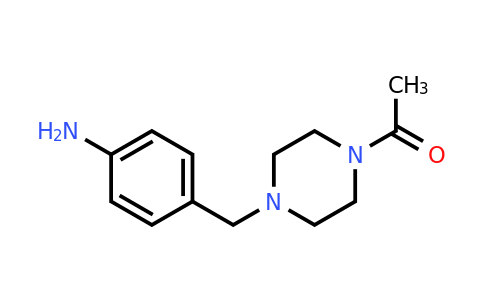 934601-25-9 | 1-{4-[(4-aminophenyl)methyl]piperazin-1-yl}ethan-1-one