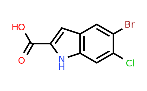 934660-16-9 | 5-Bromo-6-chloro-1H-indole-2-carboxylic acid