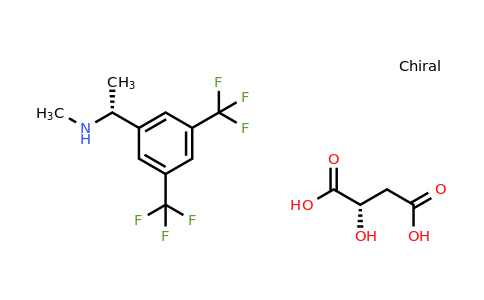 935534-56-8 | (R)-1-(3,5-Bis(trifluoromethyl)phenyl)-N-methylethan-1-amine (S)-2-hydroxysuccinate