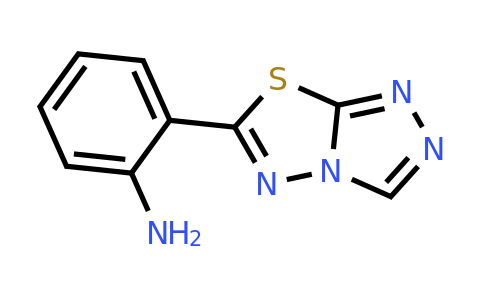 936074-87-2 | 2-([1,2,4]Triazolo[3,4-b][1,3,4]thiadiazol-6-yl)aniline