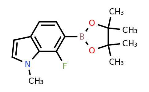 7-fluoro-1-methyl-6-(4,4,5,5-tetramethyl-1,3,2-dioxaborolan-2-yl)indole