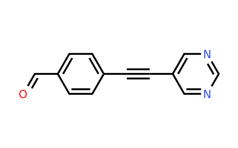 936940-81-7 | 4-(Pyrimidin-5-ylethynyl)benzaldehyde