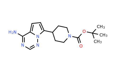 937048-06-1 | tert-Butyl 4-(4-aminopyrrolo[2,1-f][1,2,4]triazin-7-yl)piperidine-1-carboxylate