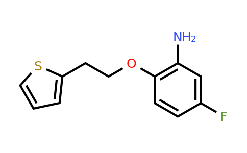 937596-85-5 | 5-Fluoro-2-(2-(thiophen-2-yl)ethoxy)aniline