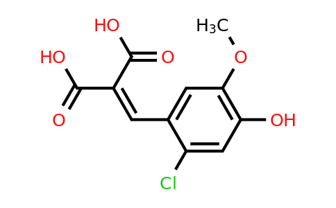 937598-96-4 | 2-(2-Chloro-4-hydroxy-5-methoxybenzylidene)malonic acid
