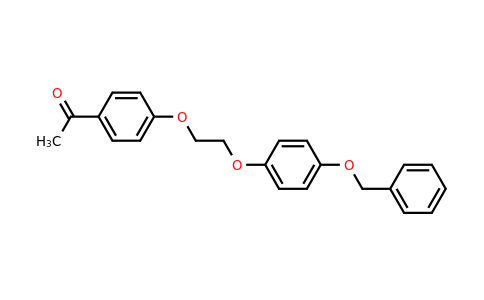 937601-89-3 | 1-(4-(2-(4-(Benzyloxy)phenoxy)ethoxy)phenyl)ethan-1-one