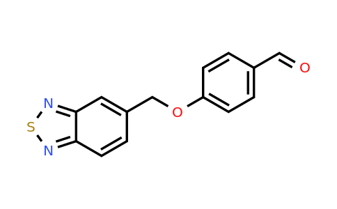 937602-23-8 | 4-(Benzo[c][1,2,5]thiadiazol-5-ylmethoxy)benzaldehyde