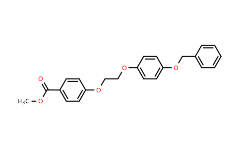 937602-33-0 | Methyl 4-(2-(4-(benzyloxy)phenoxy)ethoxy)benzoate
