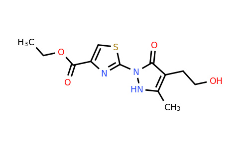 937604-28-9 | Ethyl 2-(4-(2-hydroxyethyl)-3-methyl-5-oxo-2,5-dihydro-1H-pyrazol-1-yl)thiazole-4-carboxylate