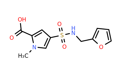 4-[(furan-2-ylmethyl)sulfamoyl]-1-methyl-1h-pyrrole-2-carboxylic acid