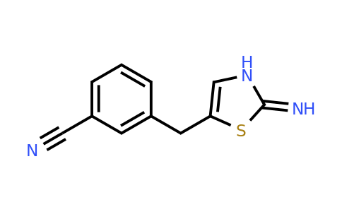 937628-94-9 | 3-((2-Imino-2,3-dihydrothiazol-5-yl)methyl)benzonitrile