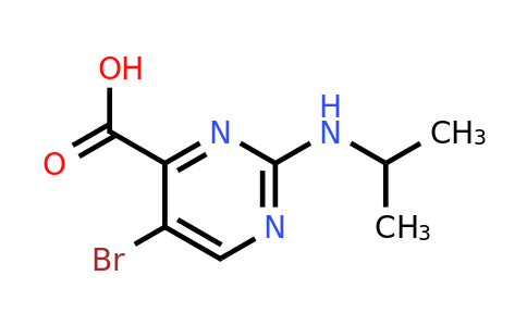 937640-08-9 | 5-Bromo-2-(propan-2-ylamino)pyrimidine-4-carboxylic acid