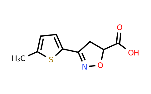 937670-75-2 | 3-(5-Methylthiophen-2-yl)-4,5-dihydro-1,2-oxazole-5-carboxylic acid