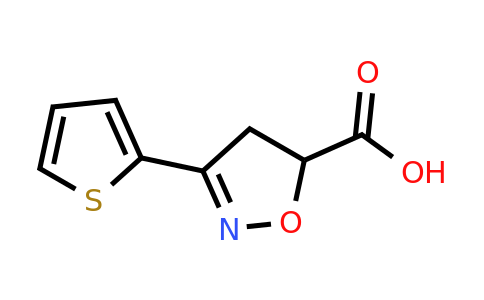 937681-80-6 | 3-(Thiophen-2-yl)-4,5-dihydro-1,2-oxazole-5-carboxylic acid