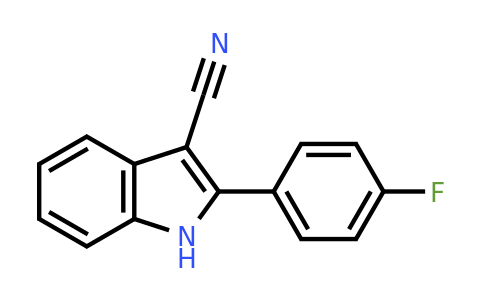 938326-43-3 | 2-(4-Fluorophenyl)-1H-indole-3-carbonitrile