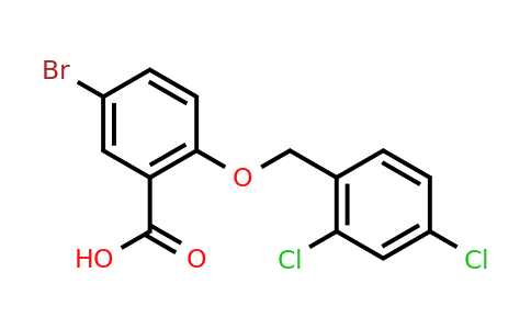 5-Bromo-2-((2,4-dichlorobenzyl)oxy)benzoic acid