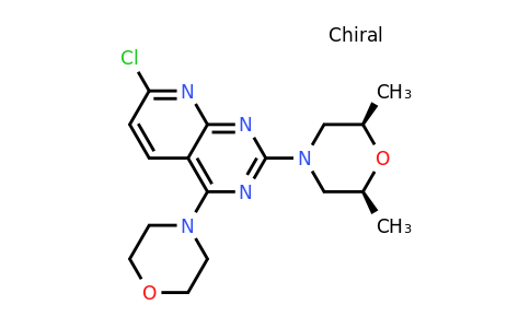 938443-23-3 | rel-7-Chloro-2-[(2R,6S)-2,6-dimethyl-4-morpholinyl]-4-(4-morpholinyl)pyrido[2,3-d]pyrimidine