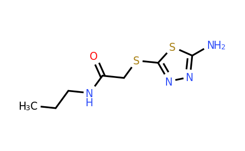 938602-85-8 | 2-((5-Amino-1,3,4-thiadiazol-2-yl)thio)-N-propylacetamide