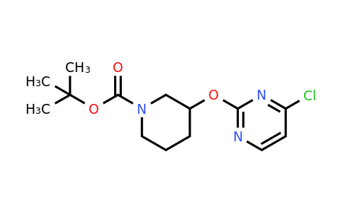 939986-47-7 | Tert-butyl 3-((4-chloropyrimidin-2-yl)oxy)piperidine-1-carboxylate