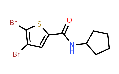 940151-42-8 | 4,5-Dibromo-N-cyclopentylthiophene-2-carboxamide