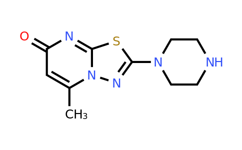 940242-22-8 | 5-Methyl-2-(piperazin-1-yl)-7h-[1,3,4]thiadiazolo[3,2-a]pyrimidin-7-one