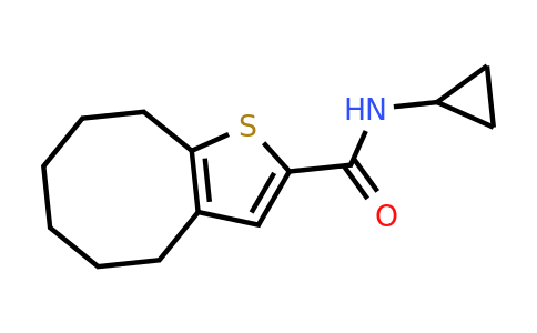 940753-31-1 | n-Cyclopropyl-4,5,6,7,8,9-hexahydrocycloocta[b]thiophene-2-carboxamide