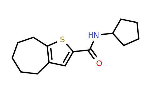 941034-40-8 | n-Cyclopentyl-5,6,7,8-tetrahydro-4h-cyclohepta[b]thiophene-2-carboxamide