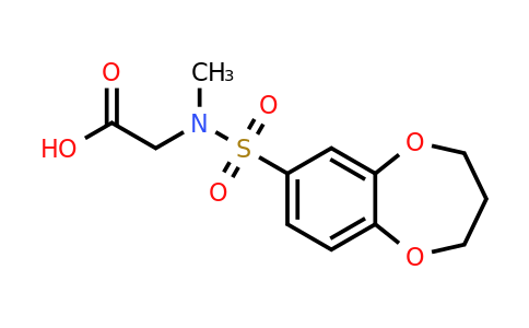 941192-05-8 | 2-(n-Methyl3,4-dihydro-2h-1,5-benzodioxepine-7-sulfonamido)acetic acid