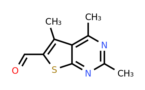 941378-59-2 | 2,4,5-Trimethylthieno[2,3-d]pyrimidine-6-carbaldehyde