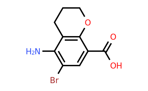 941692-27-9 | 5-Amino-6-bromo-3,4-dihydro-2H-1-benzopyran-8-carboxylic acid