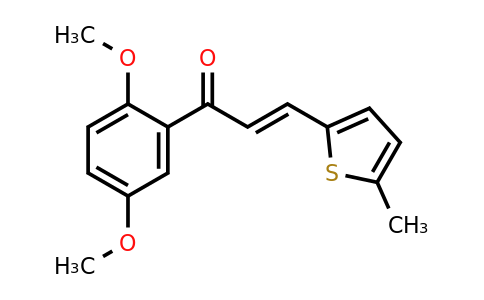 941717-90-4 | (2E)-1-(2,5-Dimethoxyphenyl)-3-(5-methylthiophen-2-yl)prop-2-en-1-one