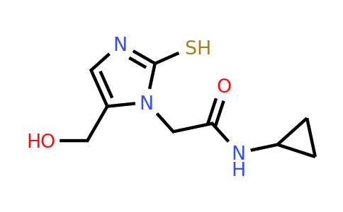 941869-06-3 | n-Cyclopropyl-2-(5-(hydroxymethyl)-2-mercapto-1h-imidazol-1-yl)acetamide