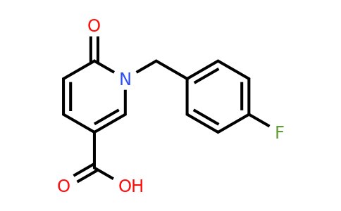 941869-20-1 | 1-(4-Fluorobenzyl)-6-oxo-1,6-dihydropyridine-3-carboxylic acid
