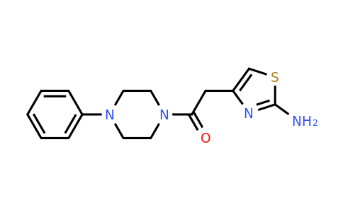941869-37-0 | 2-(2-Aminothiazol-4-yl)-1-(4-phenylpiperazin-1-yl)ethan-1-one
