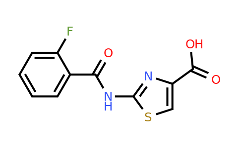 941869-55-2 | 2-[(2-Fluorobenzoyl)amino]-1,3-thiazole-4-carboxylic acid