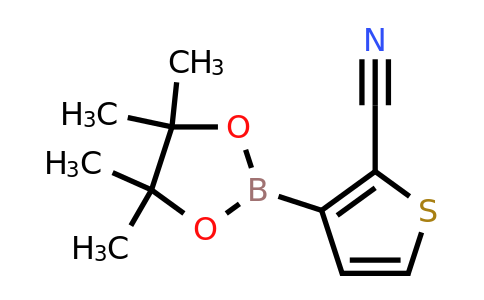 942070-34-0 | 3-(4,4,5,5-Tetramethyl-1,3,2-dioxaborolan-2-yl)thiophene-2-carbonitrile