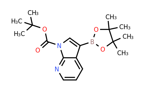 942070-47-5 | tert-Butyl 3-(tetramethyl-1,3,2-dioxaborolan-2-yl)-1H-pyrrolo[2,3-b]pyridine-1-carboxylate