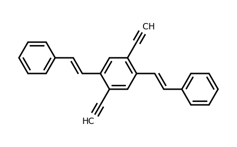 942125-71-5 | ((1E,1'E)-(2,5-Diethynyl-1,4-phenylene)bis(ethene-2,1-diyl))dibenzene