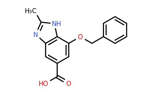 942195-83-7 | 4-(Benzyloxy)-2-methyl-1H-benzo[d]imidazole-6-carboxylic acid